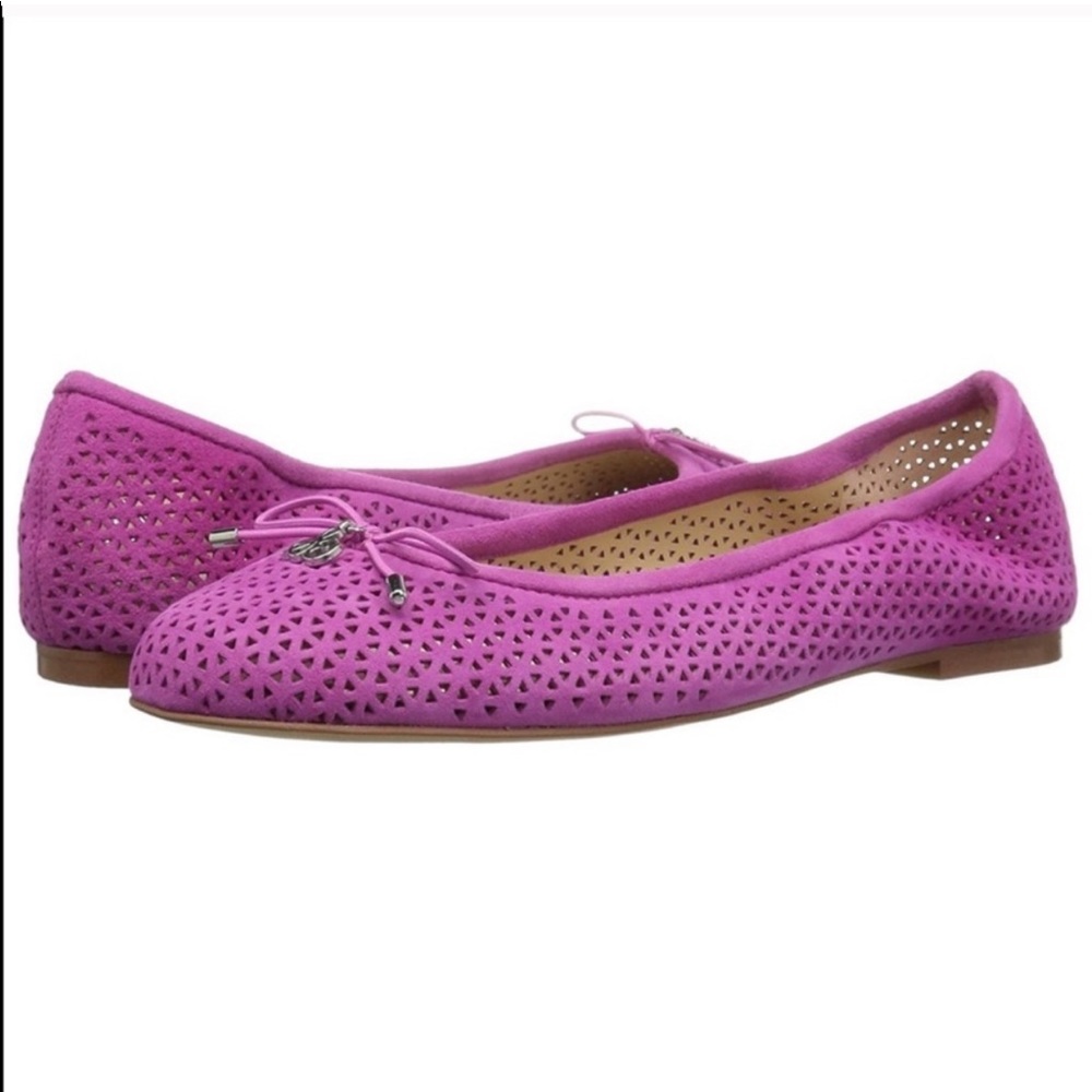 Sam Edelman Pink Felicia Suede Flats - Size 7.5